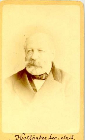 Holleander Leó (1805-1887), zsidó származású főhadbiztos Klapka György mellett (Forrás: MZSL)
